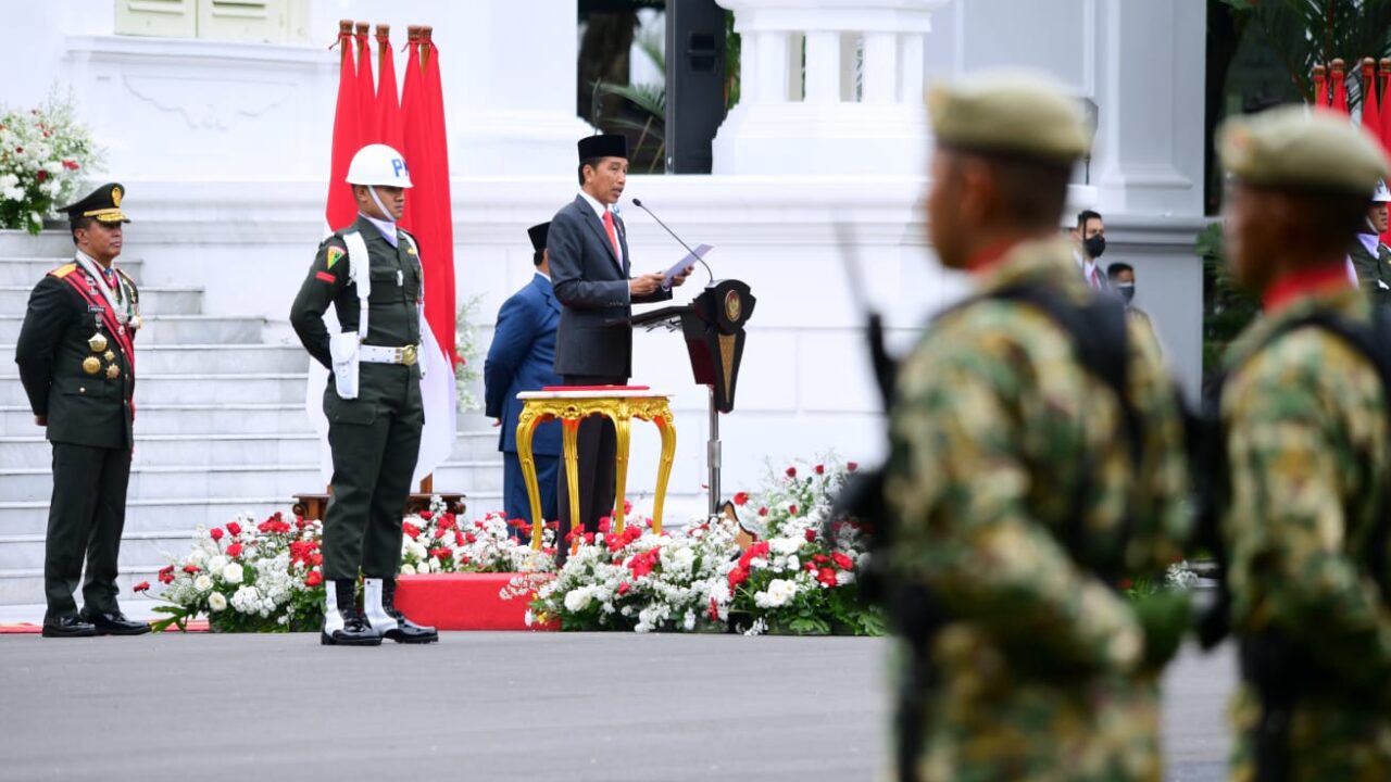 Hut Ke 77 Tni Presiden Minta Tni Dan Polri Bersinergi Sukseskan Agenda